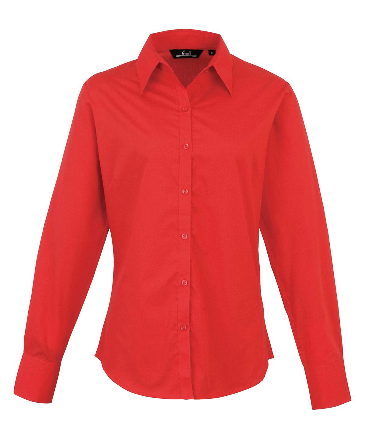 Premier Womens`s Poplin Long Sleeve Blouse - Image 201