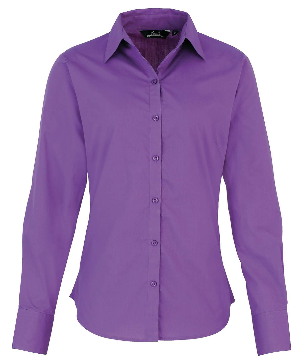 Premier Womens`s Poplin Long Sleeve Blouse - Image 214