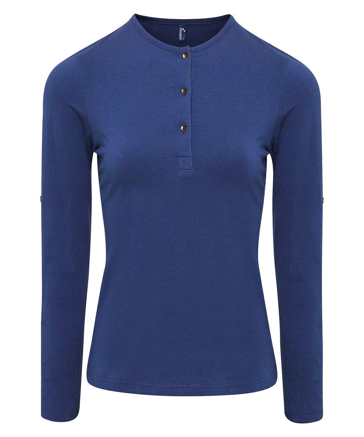 Premier Womens`s Long John Roll Sleeve Tee - Image 12