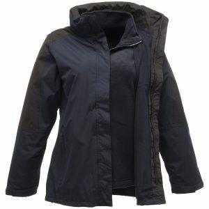 Regatta Professional Women`s Defender Iii 3-In-1 Jacket - Navy/Black, Wom 20