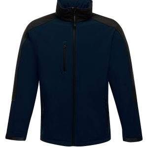Regatta Professional Hydroforce 3-Layer Softshell - Navy/Black, 2XL