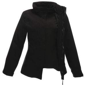 Regatta Professional Women`s Kingsley 3-In-1 Jacket - Black/Black, Wom 16