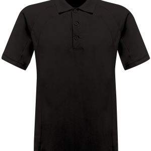 Regatta Professional Coolweave Polo - Black, 2XL