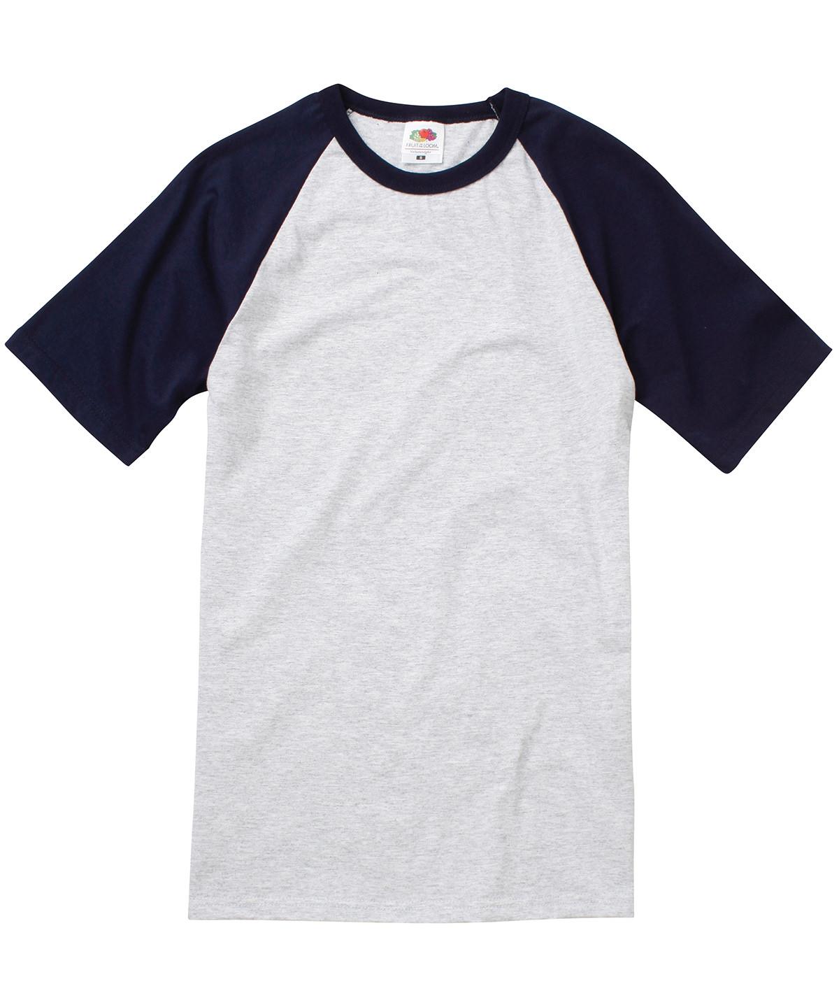 Fruit Of The Loom Short Sleeve Baseball T - Image 2