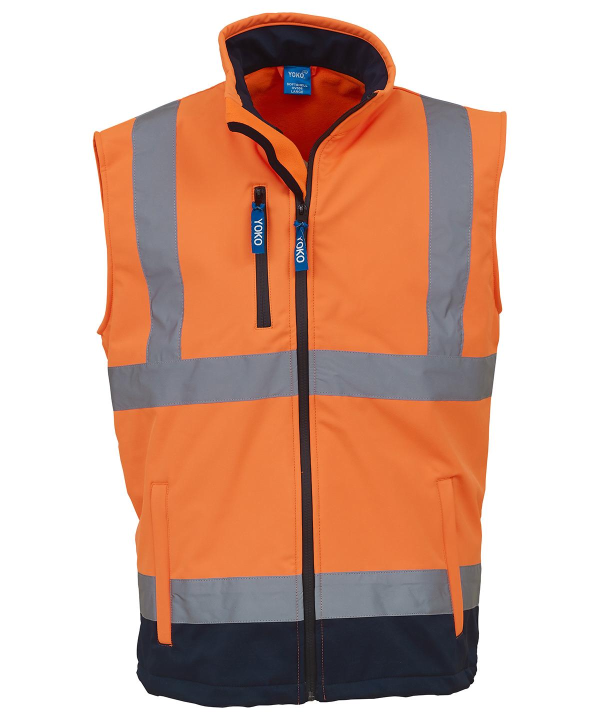 Yoko Hivis Softshell Gilet Hv006 - Image 8