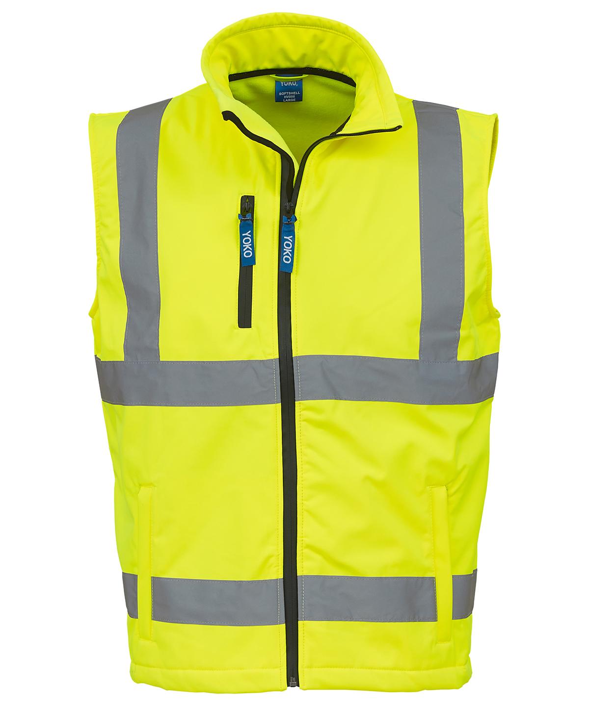 Yoko Hivis Softshell Gilet Hv006 - Image 14