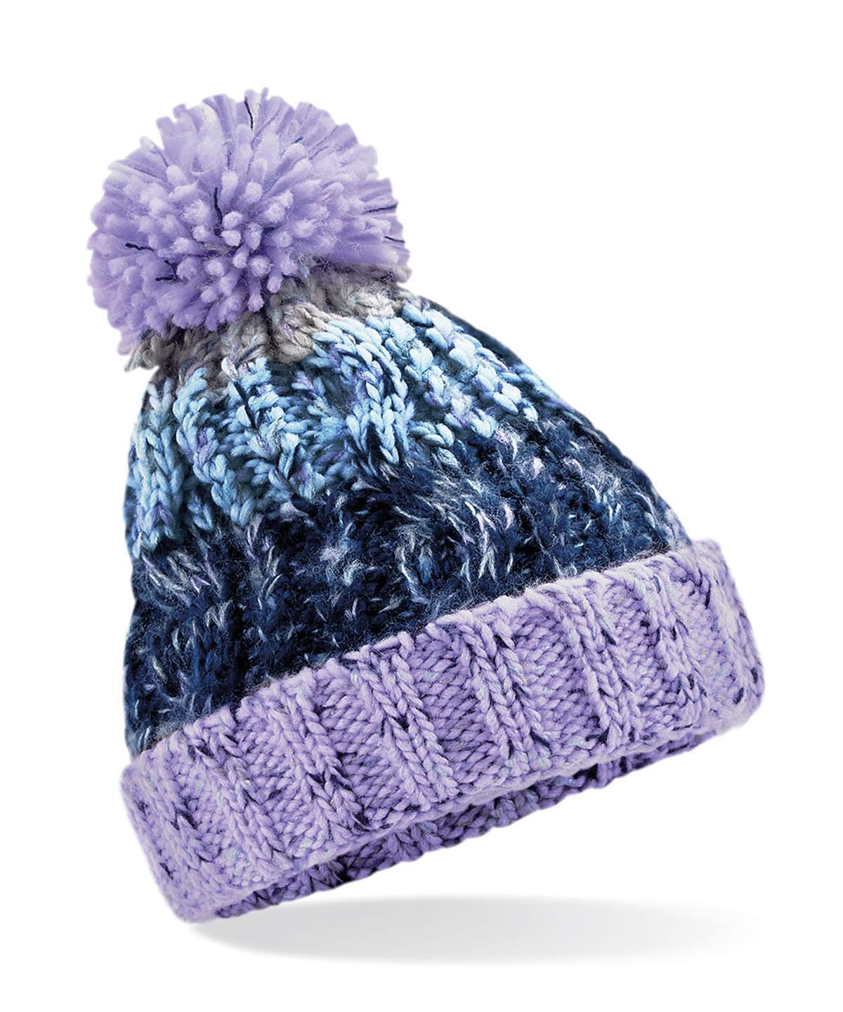 Beechfield Junior Corkscrew Pom Pom Beanie - Image 3