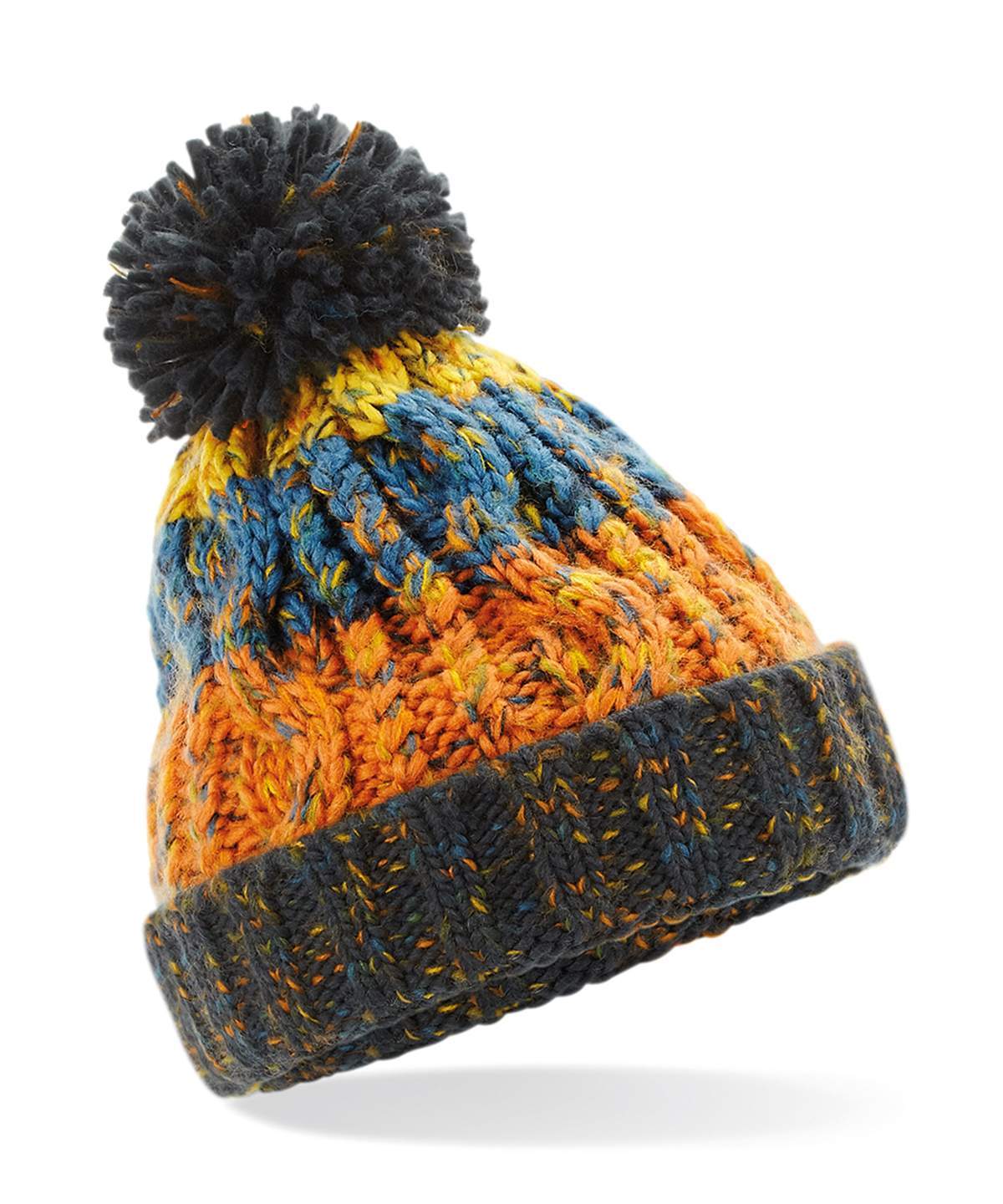 Beechfield Junior Corkscrew Pom Pom Beanie - Image 4