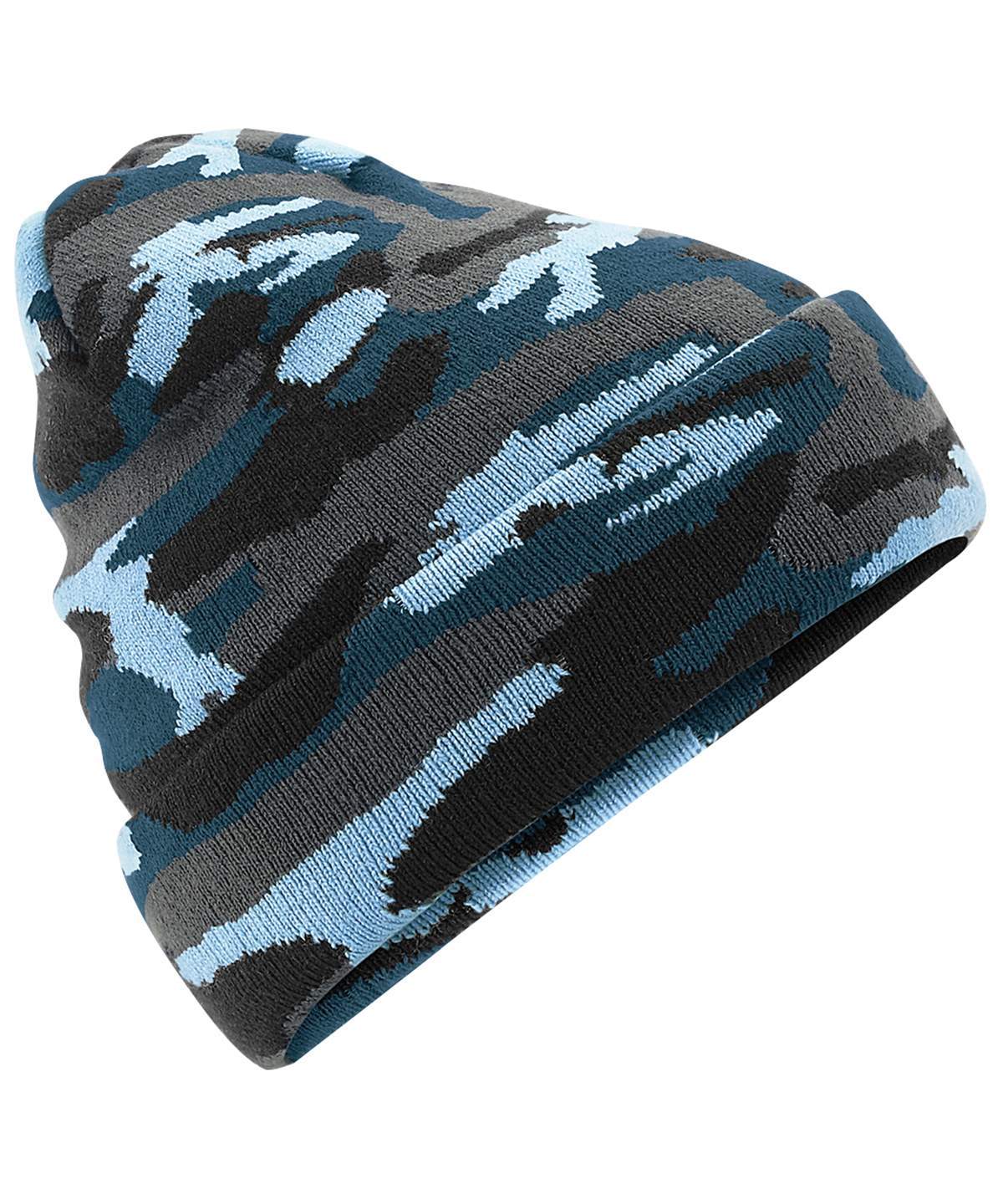 Beechfield Camo Cuffed Beanie - Image 3