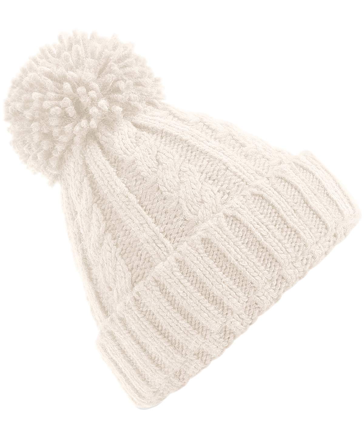 Beechfield Cable Knit Melange Beanie - Image 7
