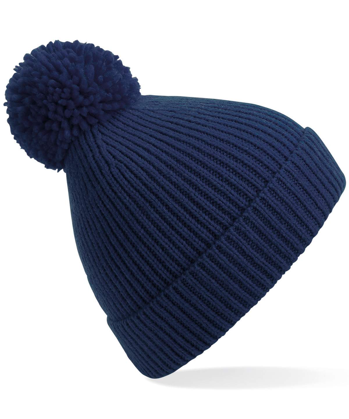 Beechfield Engineered Knit Ribbed Pom Pom Beanie - Image 8