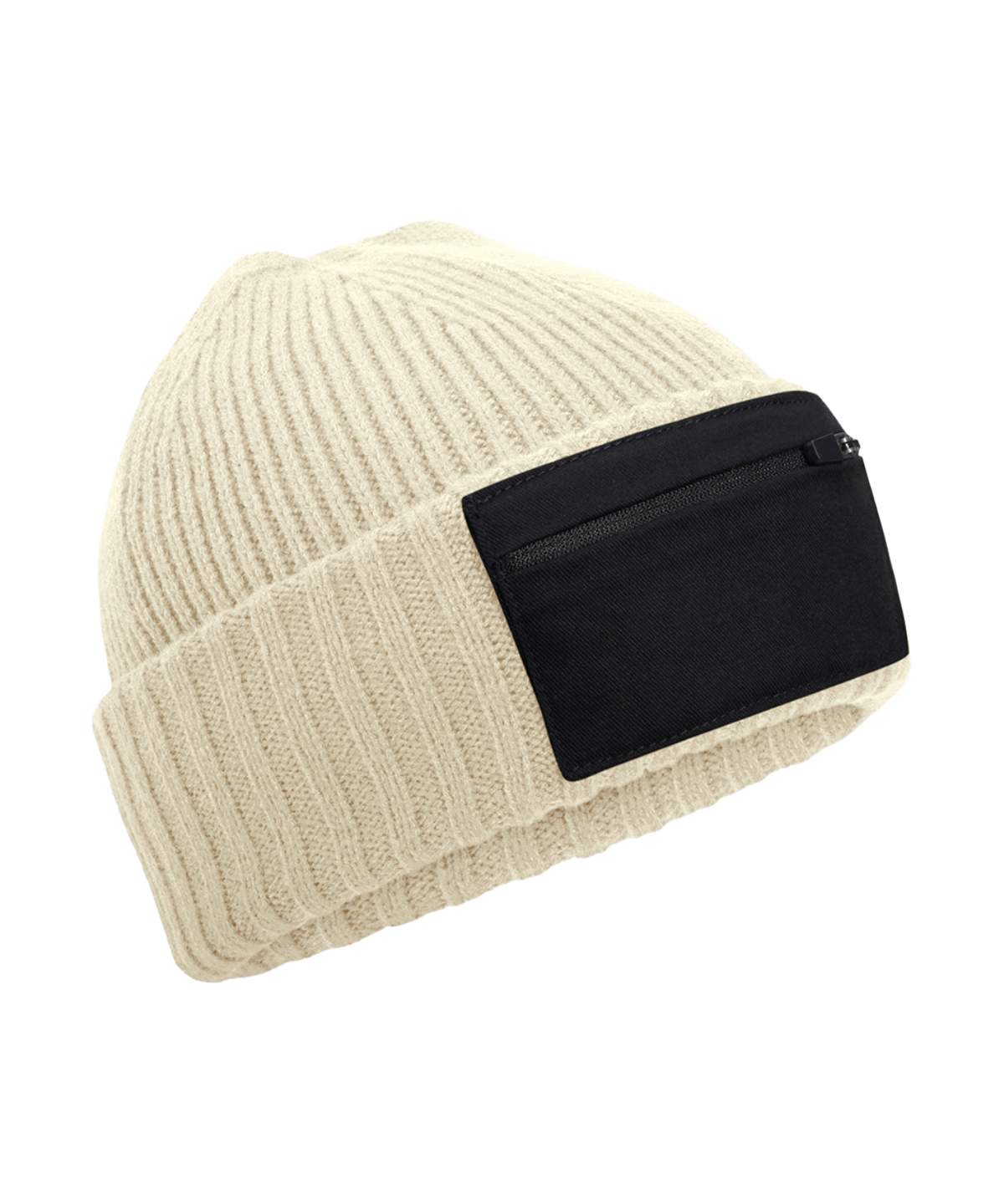 Beechfield Zip Patch Beanie - Image 5