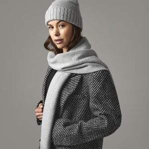 Beechfield Knitted Scarf And Beanie Gift Set