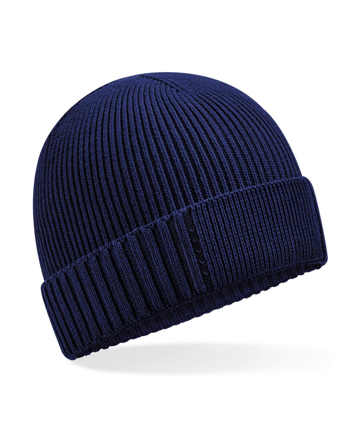Beechfield Organic Cotton Engineered Patch Beanie - Image 4