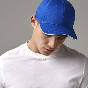 Beechfield Earthaware Classic Organic Cotton 6 Panel Cap Sandwich Peak