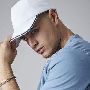 Beechfield Authentic 5 Panel Cap Piped Peak