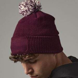 Beechfield Snowstar Patch Beanie