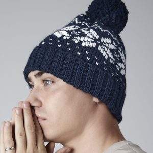 Beechfield Fair Isle Snowstar Beanie
