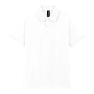 Gildan Dryblend© Jersey Knit Polo - White, 2XL