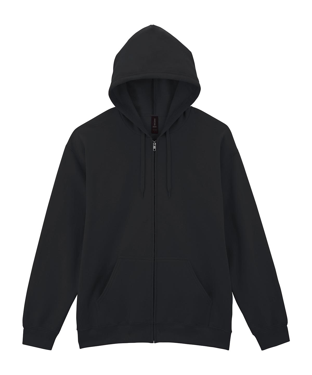 Gildan Softstyle Midweight Fleece Adult Full-Zip Hooded Sweatshirt - Image 2
