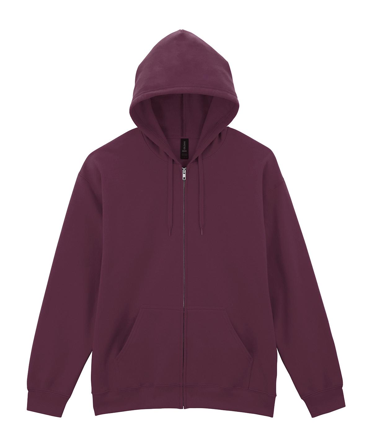Gildan Softstyle Midweight Fleece Adult Full-Zip Hooded Sweatshirt - Image 23