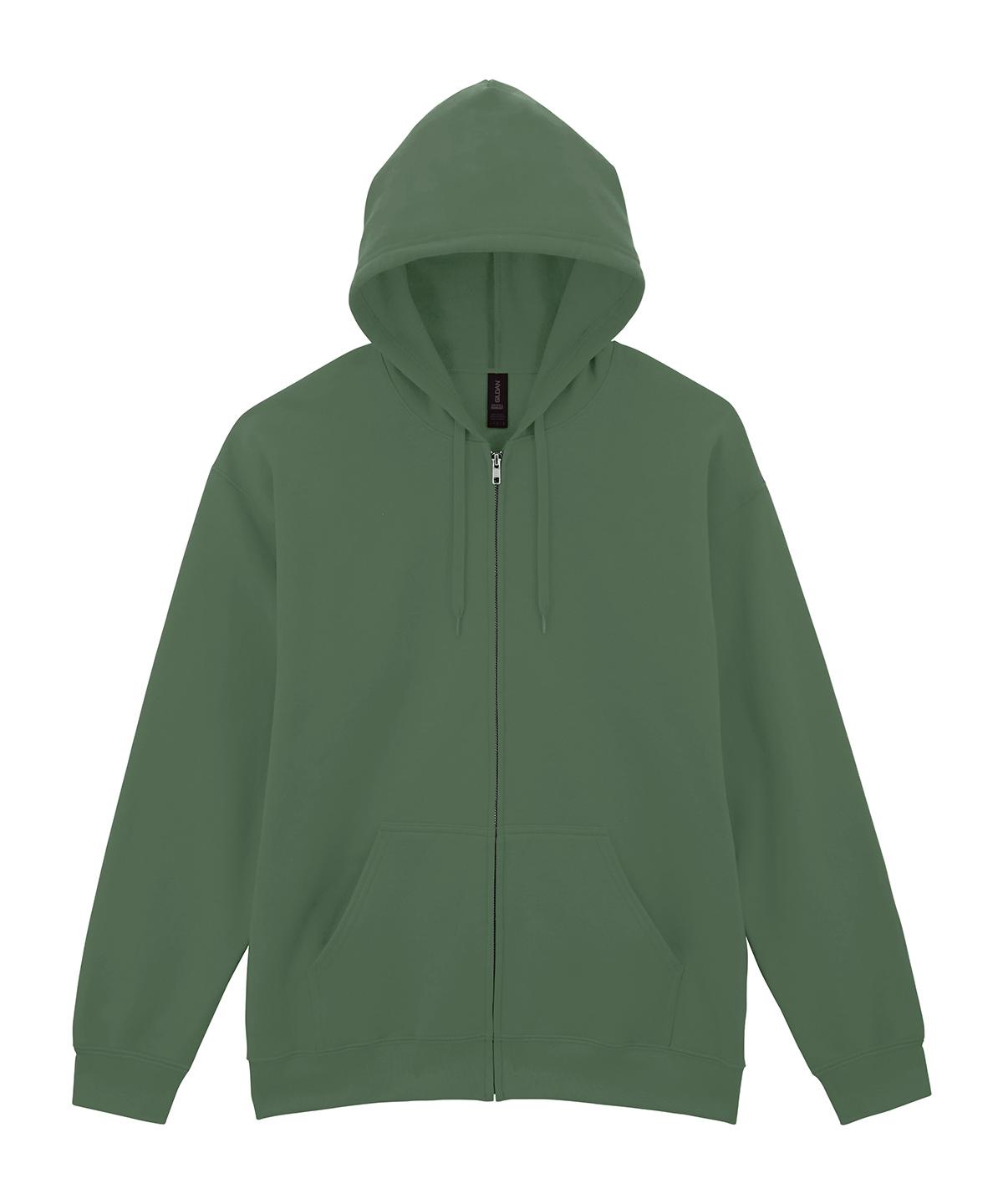 Gildan Softstyle Midweight Fleece Adult Full-Zip Hooded Sweatshirt - Image 30