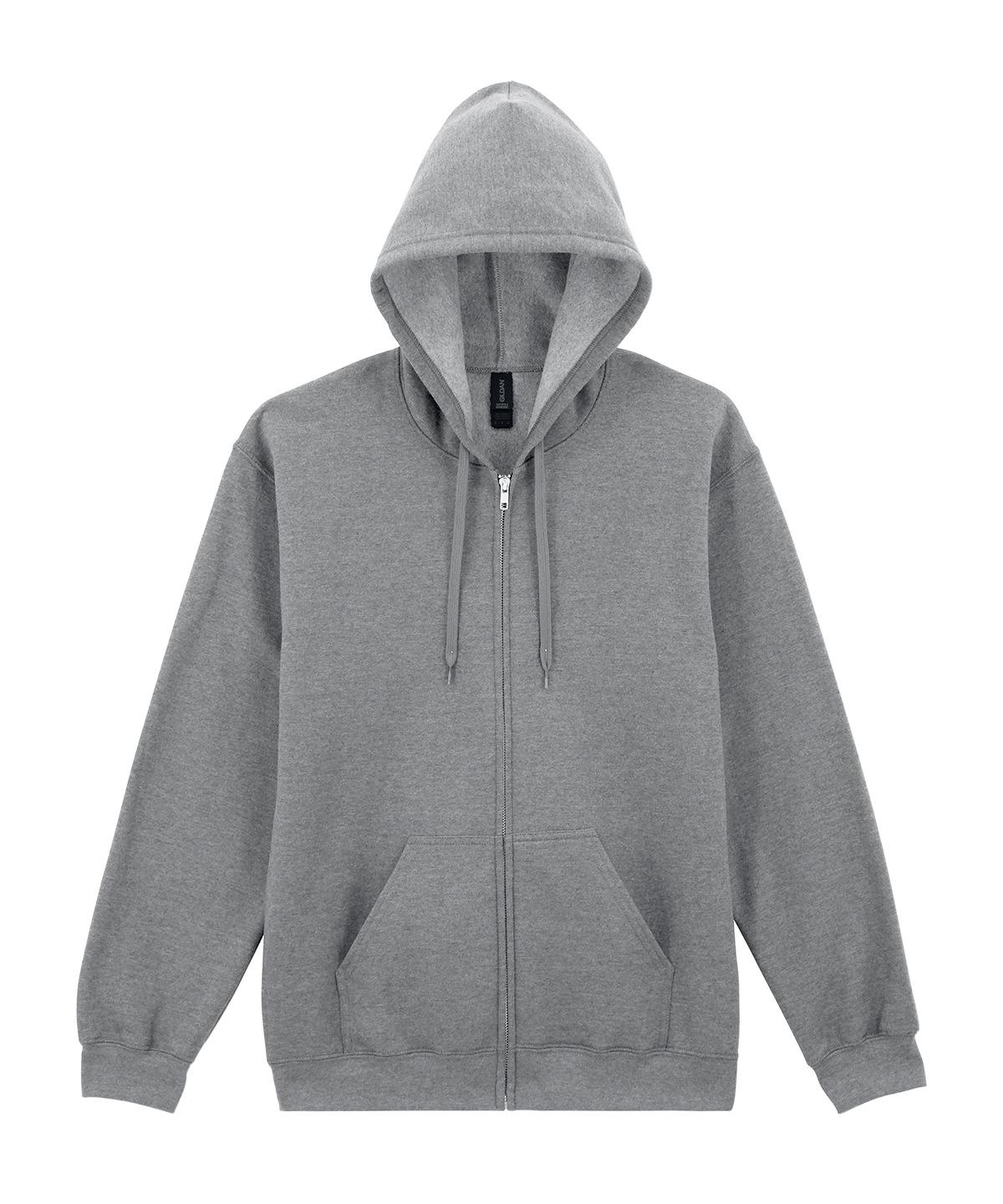 Gildan Softstyle Midweight Fleece Adult Full-Zip Hooded Sweatshirt - Image 65