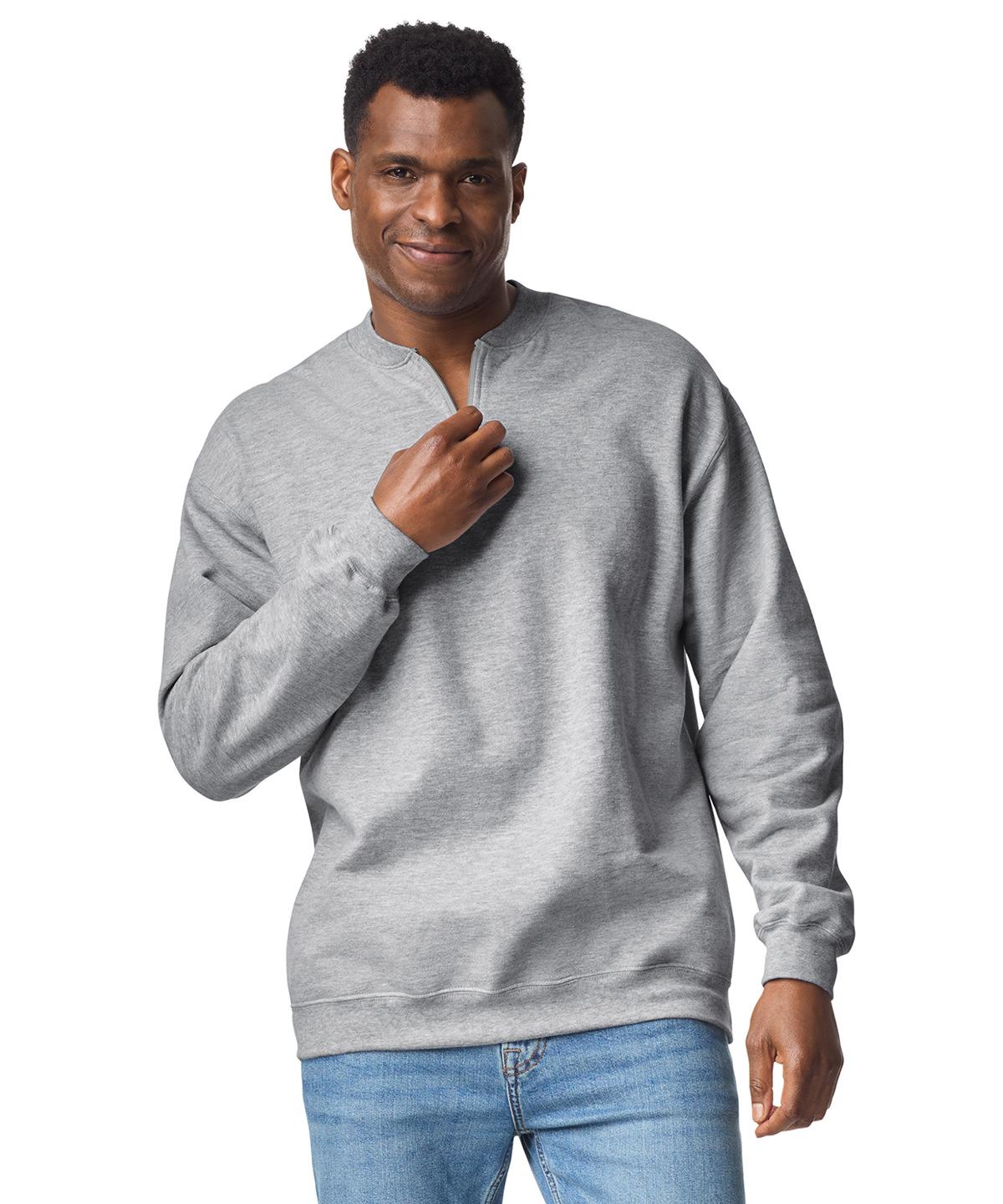 Gildan Softstyle Midweight Adult Fleece 1/4-Zip Sweatshirt