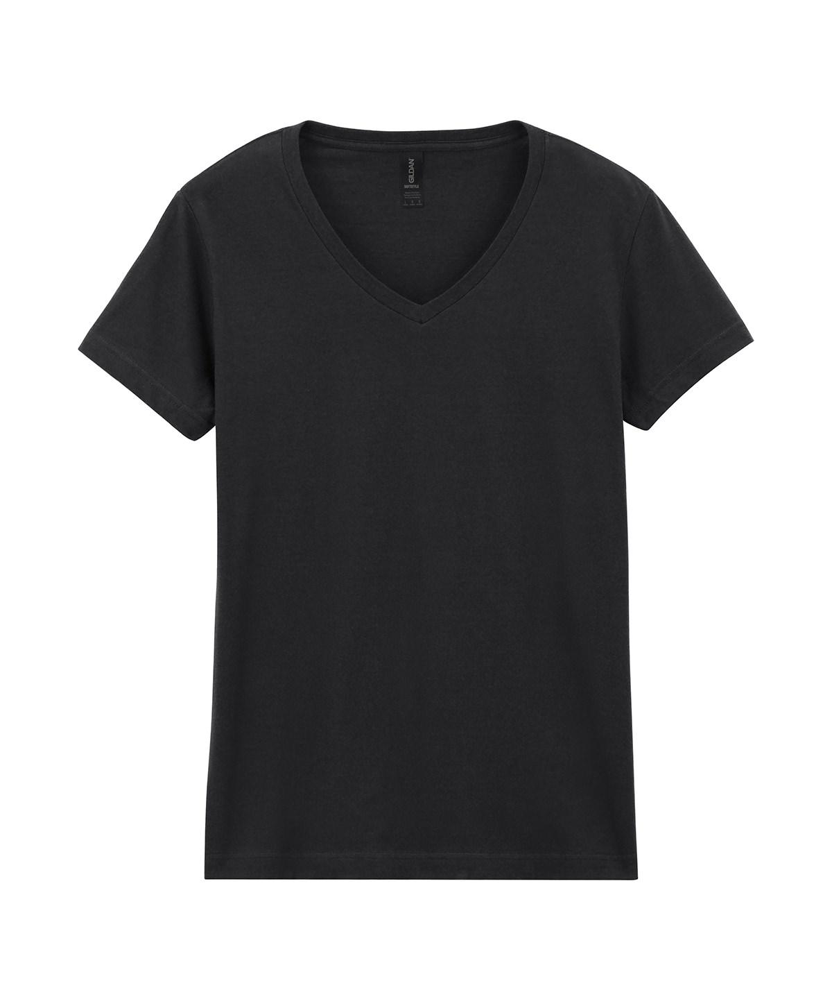 Gildan Softstyle Women`s V-Neck T-Shirt - Image 2