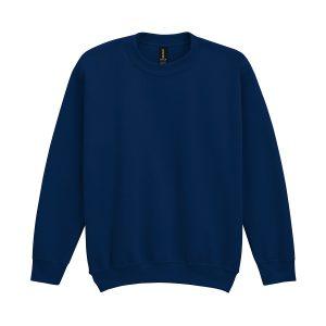 Gildan Heavy Blend  Youth Crew Neck Sweatshirt - Navy, L