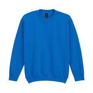 Gildan Heavy Blend  Youth Crew Neck Sweatshirt - Royal, L