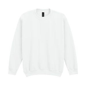 Gildan Heavy Blend  Youth Crew Neck Sweatshirt - White, L