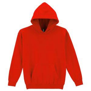 Gildan Heavy Blend  Youth Hooded Sweatshirt - Red, L