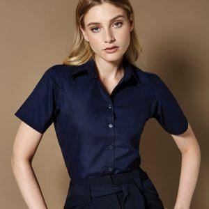 Kustom Kit Business Blouse Short-Sleeved (Tailored Fit)