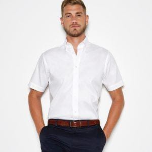 Kustom Kit Premium Oxford Shirt Short-Sleeved (Tailored Fit)