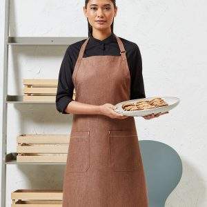 Premier Cotton Denim Bib Apron Organic And Fairtrade Certified