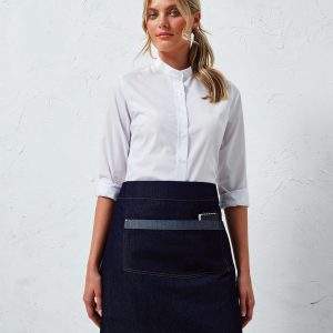 Premier Domain Contrast Denim Waist Apron