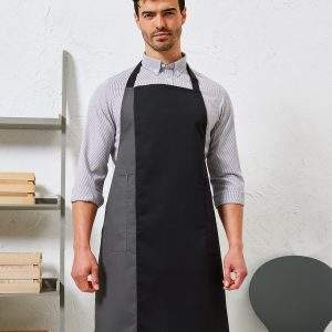 Premier Contrast Bib Apron