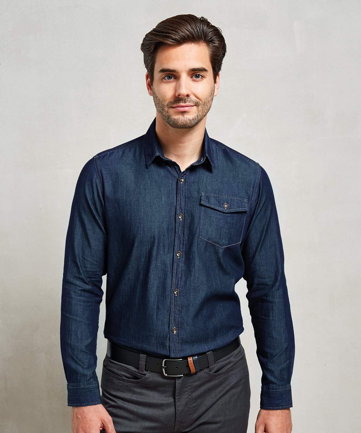 Premier Jeans Stitch Denim Shirt