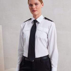 Premier Womens`s Long Sleeve Pilot Shirt