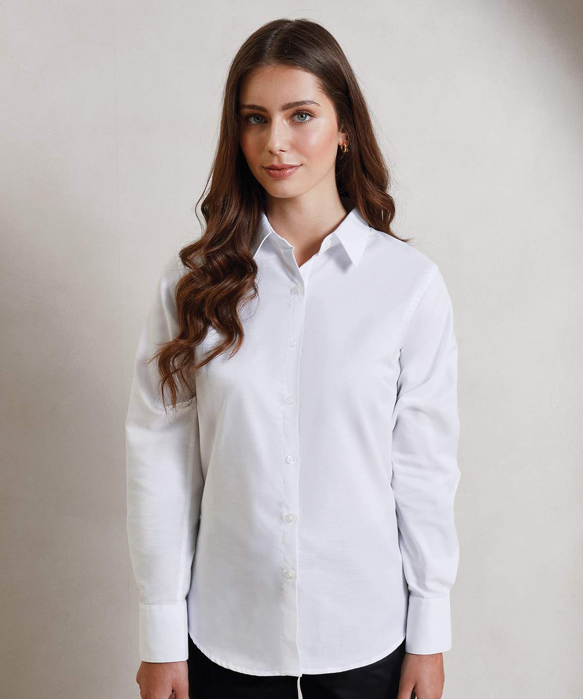 Premier Womens`s Signature Oxford Long Sleeve Shirt