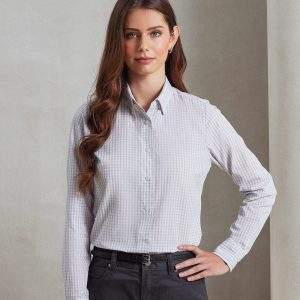 Premier Womens`s Maxton Check Long Sleeve Shirt