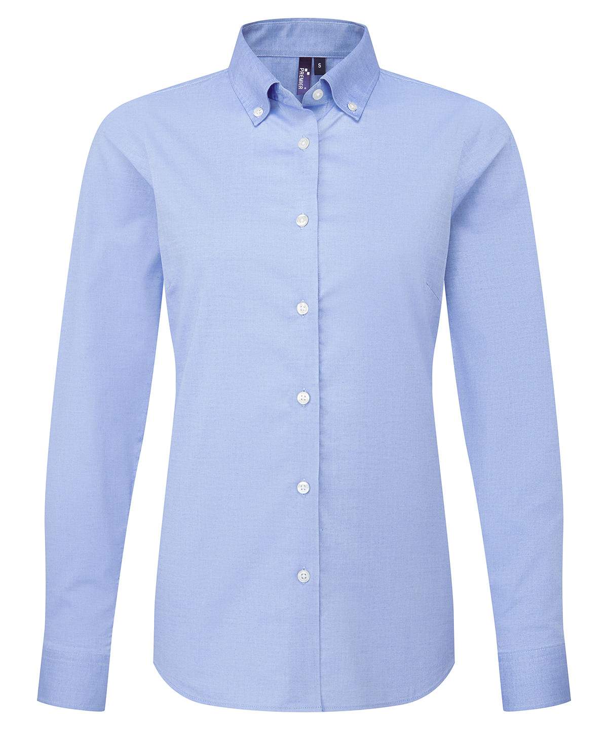 Premier Womens`s Supreme Oxford Long Sleeve Shirt - Image 22