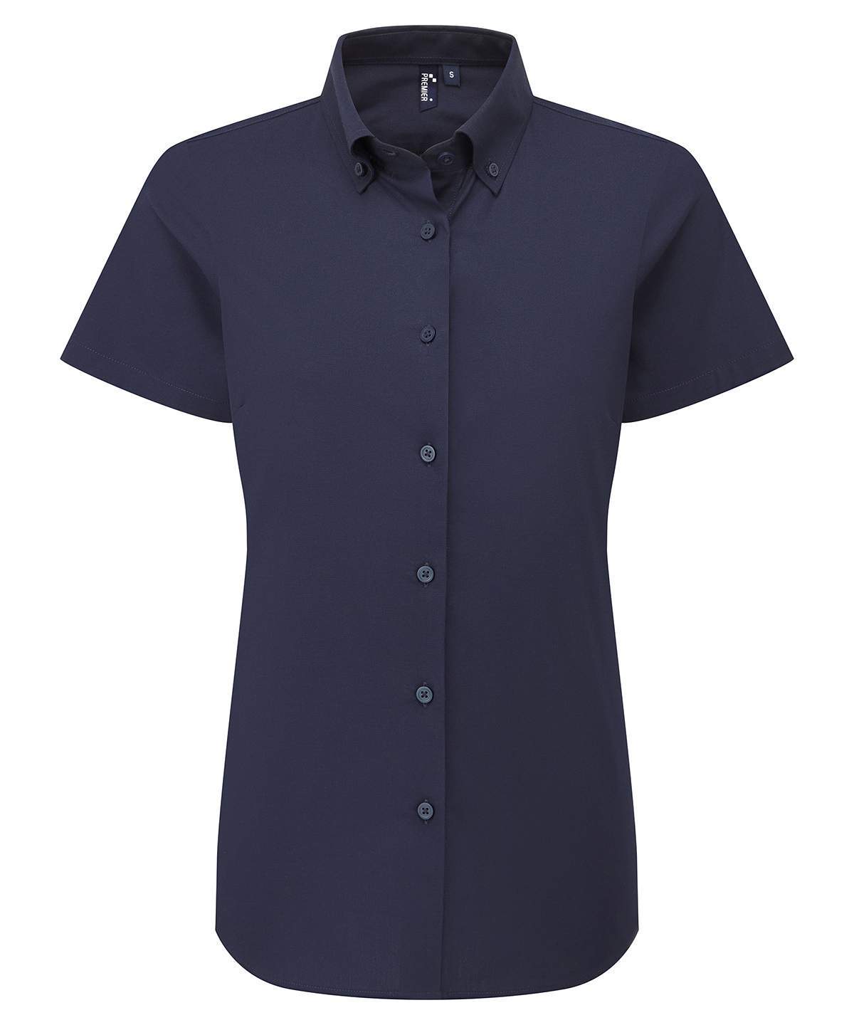 Premier Womens`s Supreme Oxford Short Sleeve Shirt - Image 12