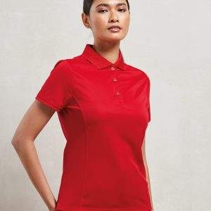 Premier Womens`s Coolchecker Piqu Polo