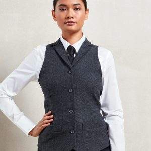 Premier Womens`s Herringbone Waistcoat