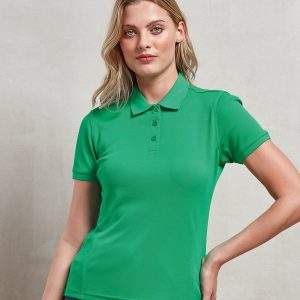 Premier Womens`s Coolchecker Plus Piqu Polo