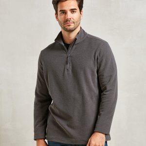 Premier Unisex Recyclight 1 4 Zip Microfleece