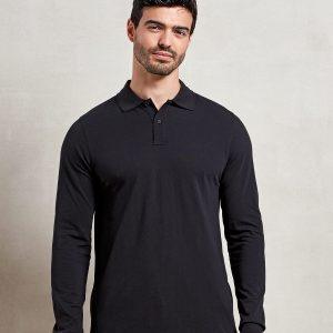 Premier Essential Unisex Long Sleeve Workwear Polo Shirt