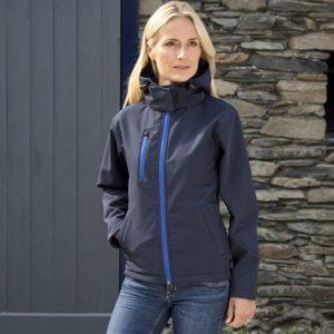 Result Core Women`s Core Tx Performance Hooded Softshell Jacket